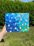 Under Water, Original painting on canvas, beautiful abstract