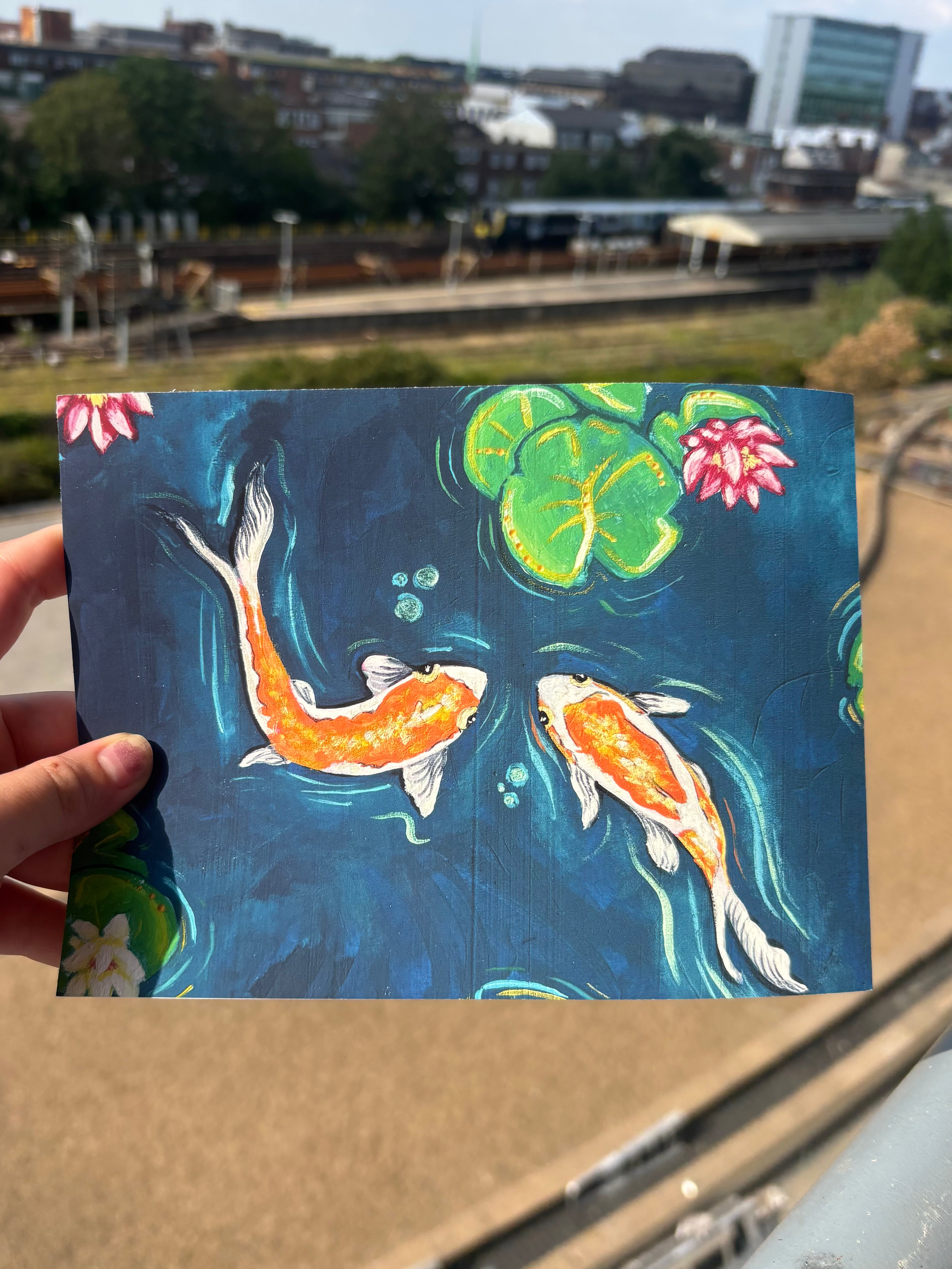 “Just keep swimming” fine art print.