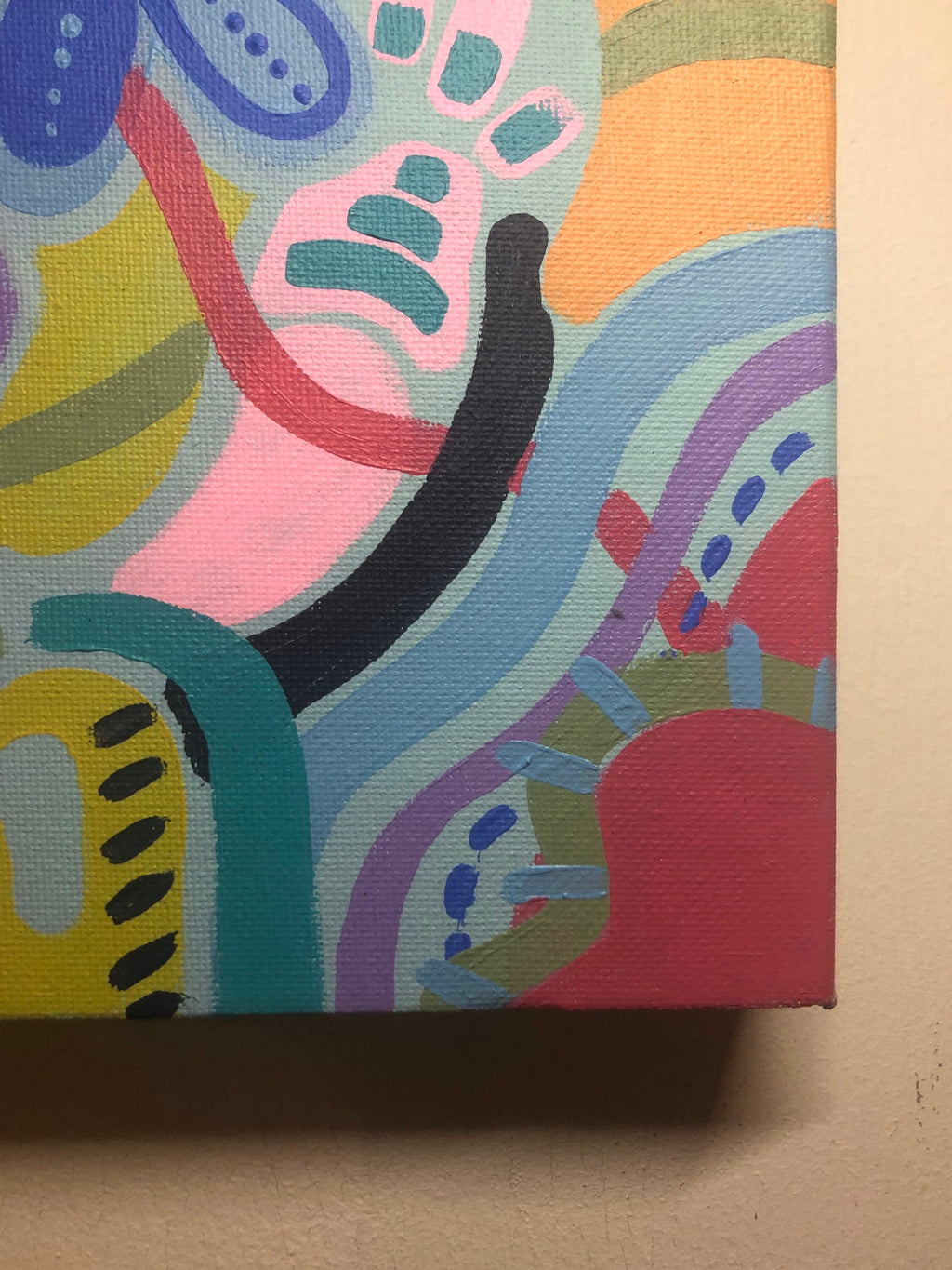 Flower Power, acrylic original painting!