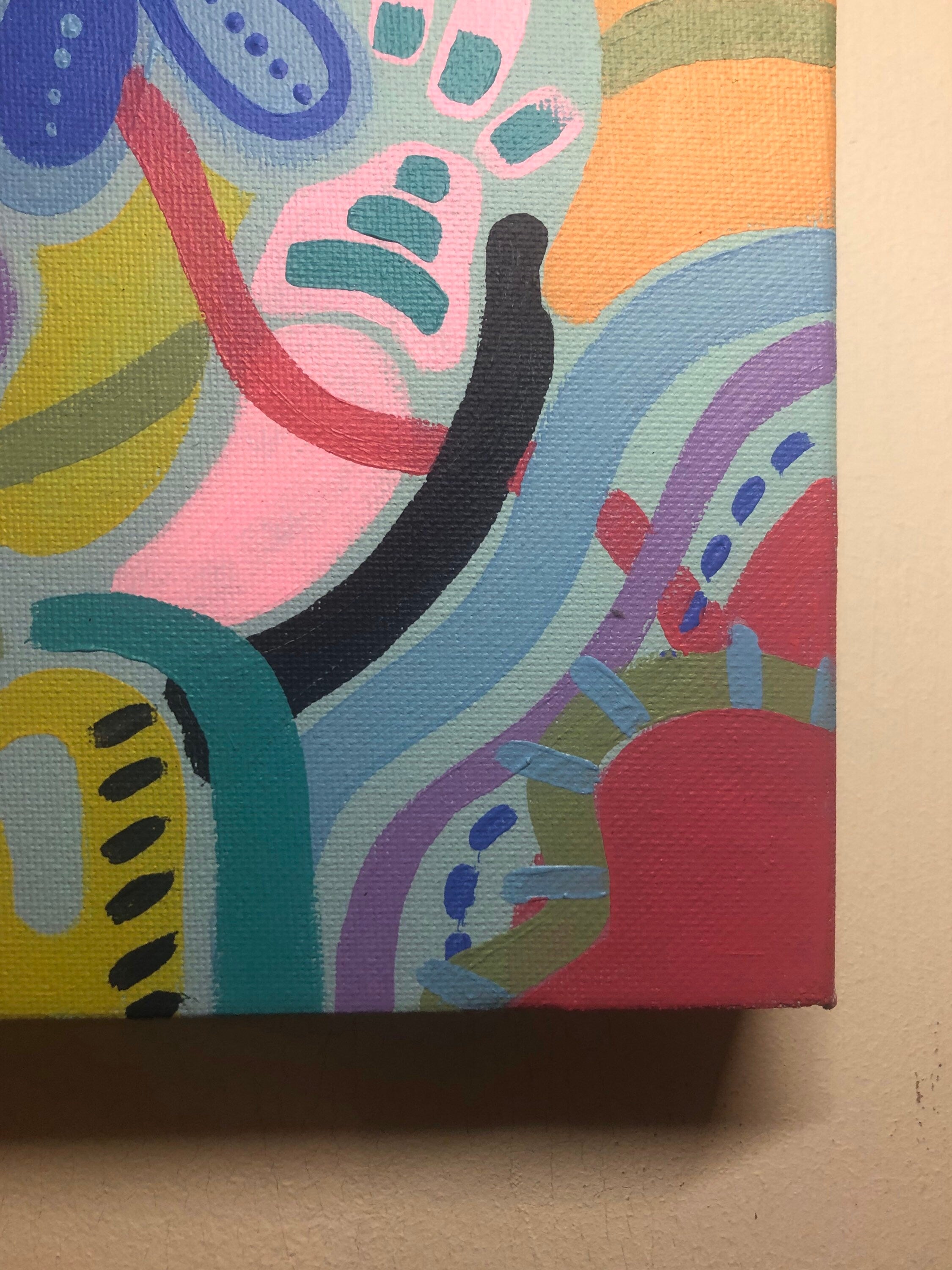 Flower Power, acrylic original painting!